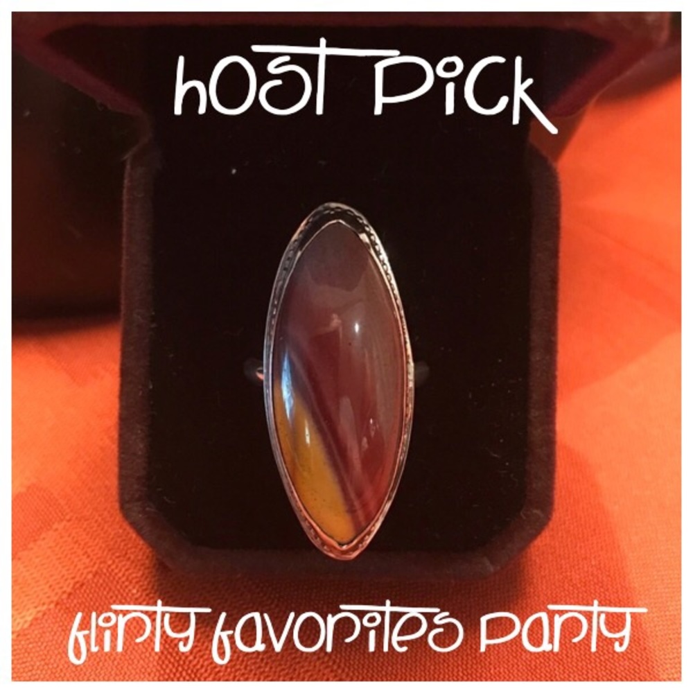 Mookaite Jasper .925 Sterling Silver Bezel & Ring